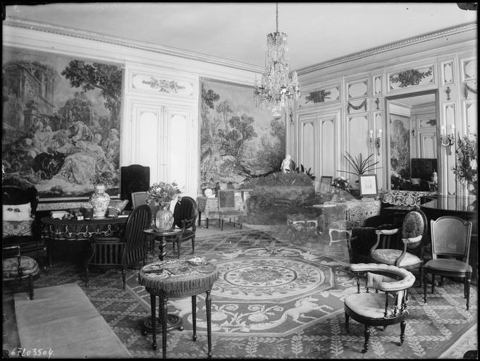 Intérieur : décoration d'un salon