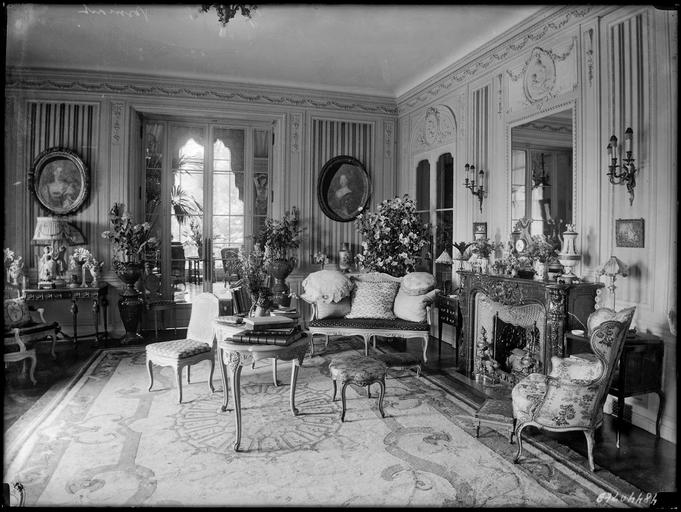 Intérieur : décoration d'un salon