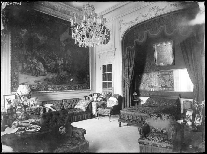 Intérieur : la chambre du Prince Radziwill