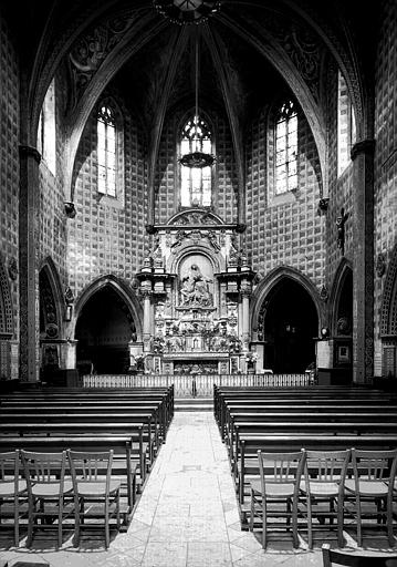 Vue intérieure du choeur