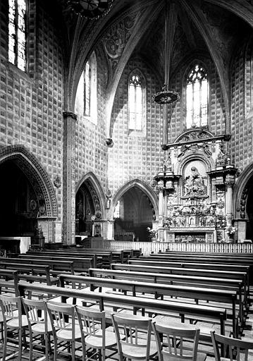 Vue intérieure du choeur vers le nord-est