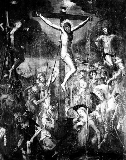 Crucifixion, panneau peint