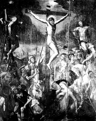 Crucifixion, panneau peint