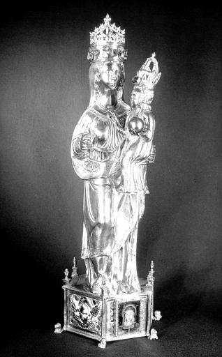 Vierge à l'Enfant en argent