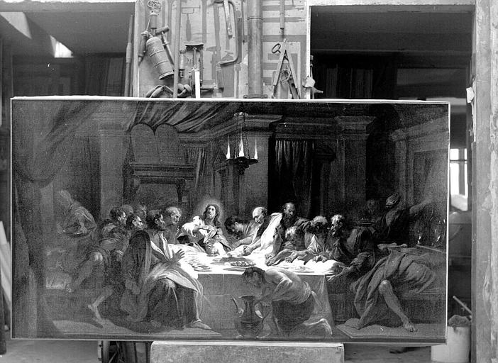 La Cène, peinture sur toile