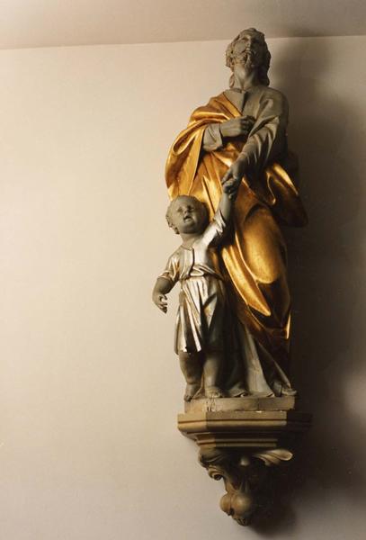 statue : saint Joseph et l'Enfant Jésus