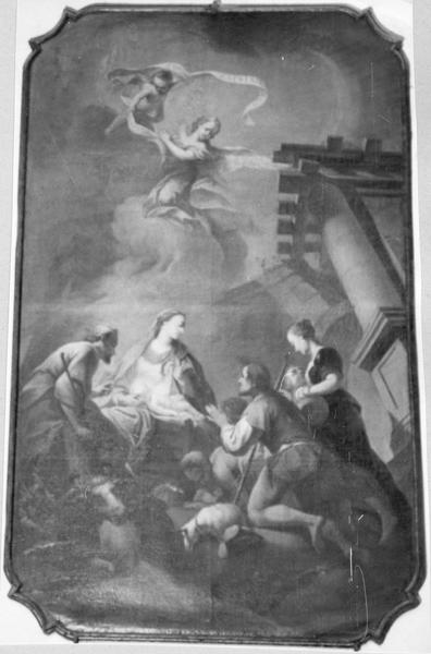 tableau : Adoration des bergers (L')