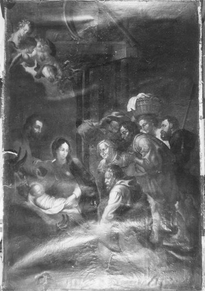 tableau : Adoration des bergers (L')