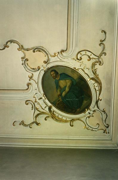 tableau (plafond) :  Evangéliste