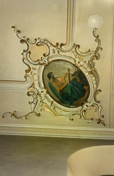 tableau (plafond) :  Evangéliste