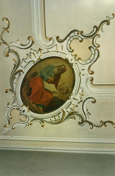 tableau (plafond) :  Evangéliste