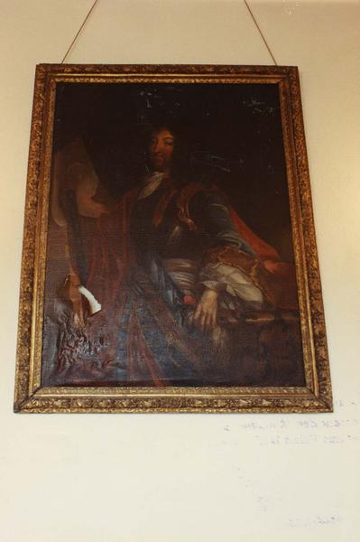 Tableau, cadre : portrait de Louis XIV