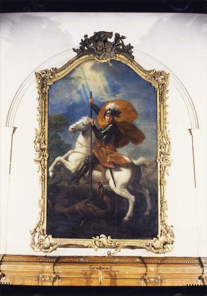 tableau, cadre : Saint Georges terrassant le dragon - © Ministère de la Culture (France), Médiathèque du patrimoine et de la photographie (objets mobiliers), tous droits réservés