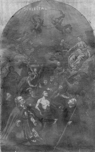 tableau : les quatorze saints intercesseurs - © Ministère de la Culture (France), Médiathèque du patrimoine et de la photographie (objets mobiliers), tous droits réservés