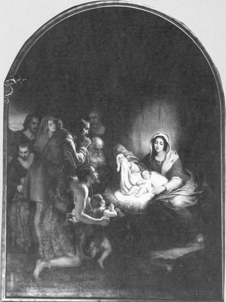 Tableau : l'Adoration des bergers