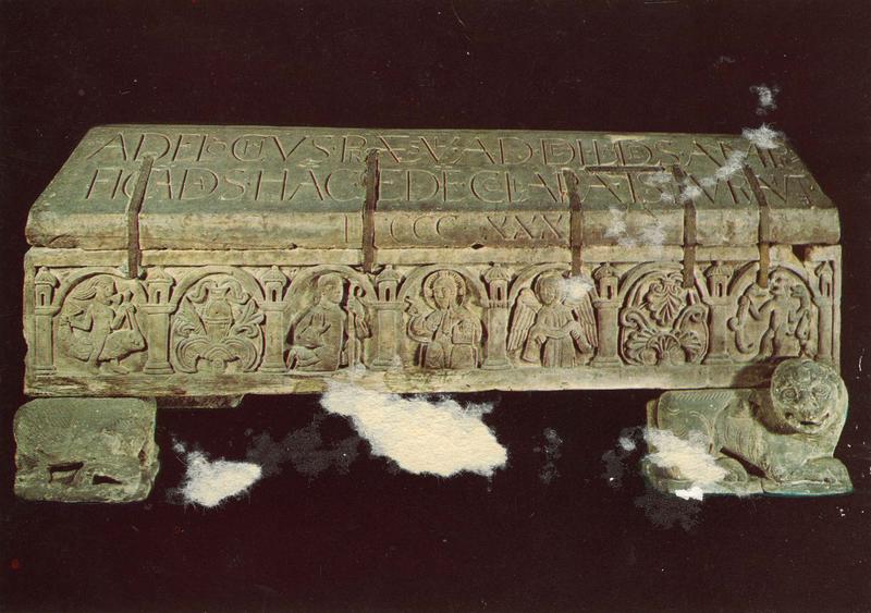 sarcophage : de l'évêque Adeloch - © Ministère de la Culture (France), Médiathèque du patrimoine et de la photographie (objets mobiliers), tous droits réservés