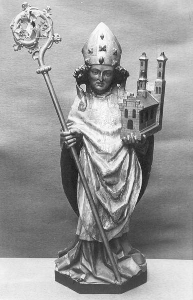 Statue : saint Wolfgang de Ratisbonne