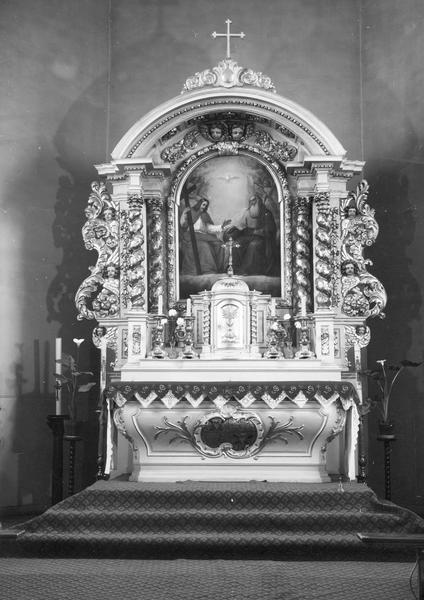 Autel, tabernacle, retable (maître-autel)