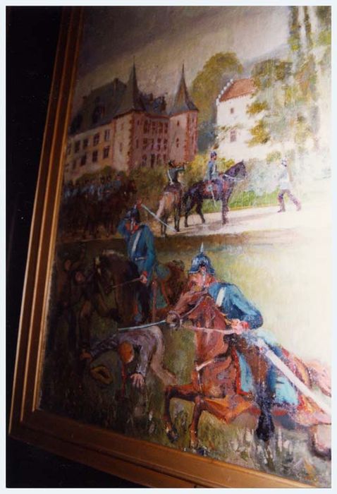 détail, tableau : La Bataille de Thanvillé, le 17 août 1870