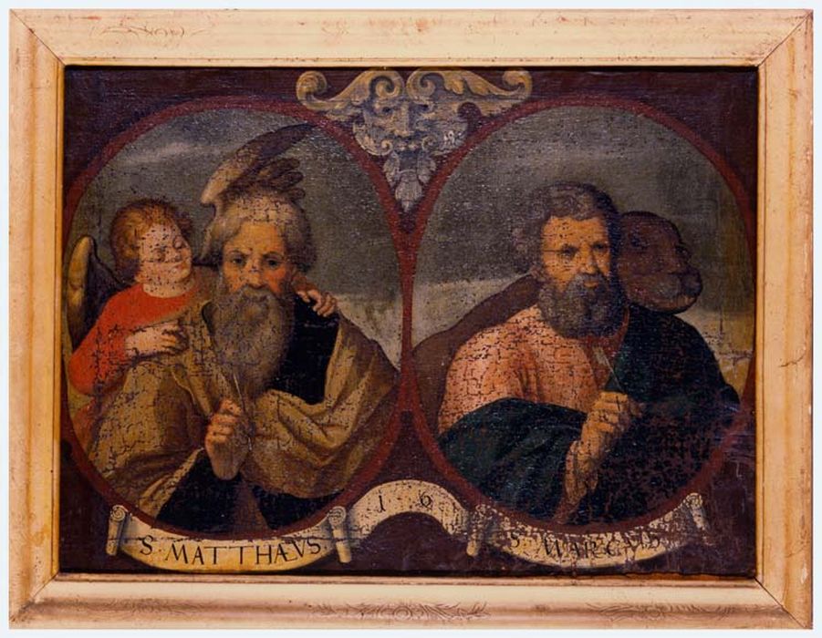 tableau : Les évangélistes Saint Matthieu et Saint Marc
