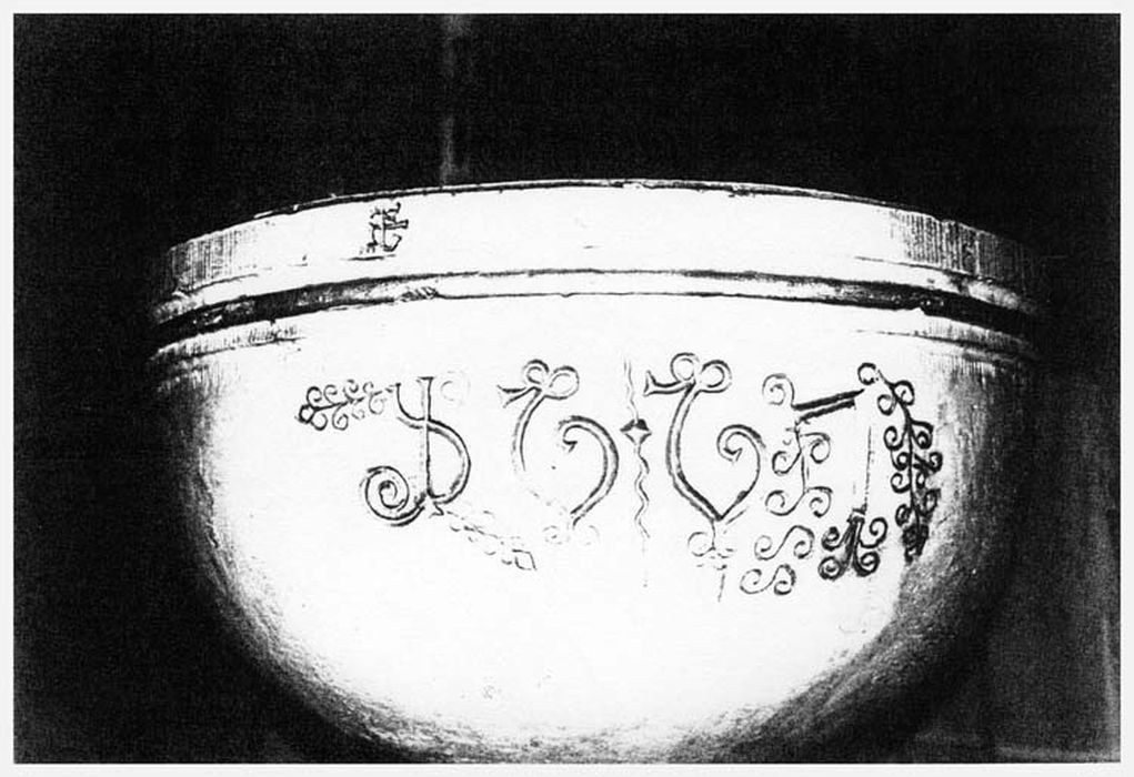 fonts baptismaux, (photocopie numérisée)