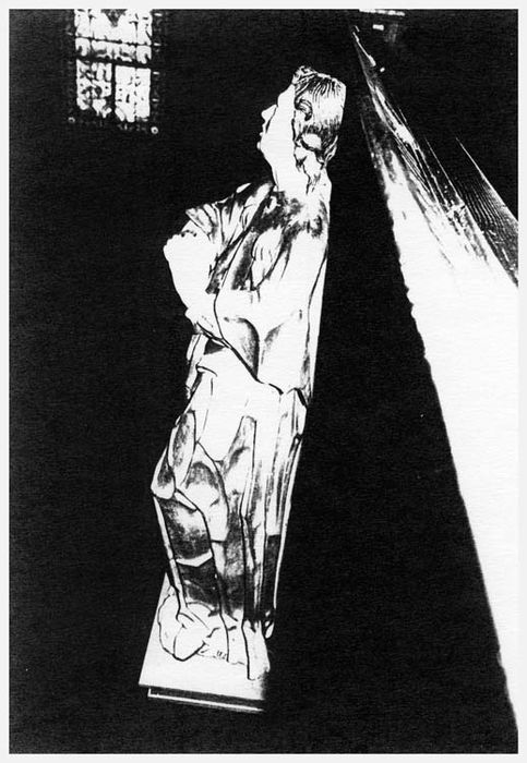 statue : Saint Alexis, (photocopie numérisée)