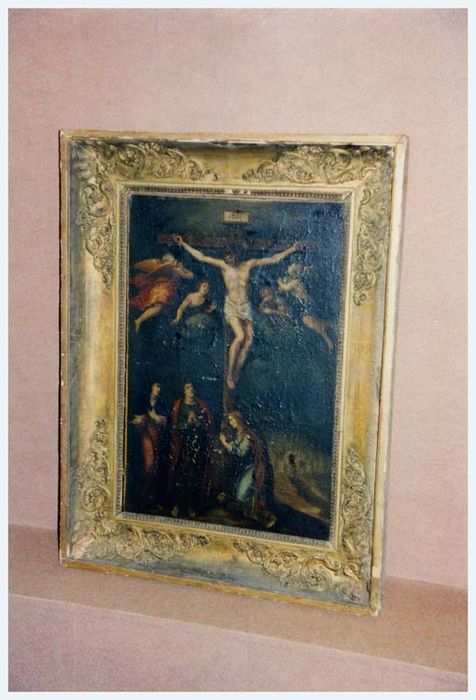 Tableau et son cadre : Crucifixion