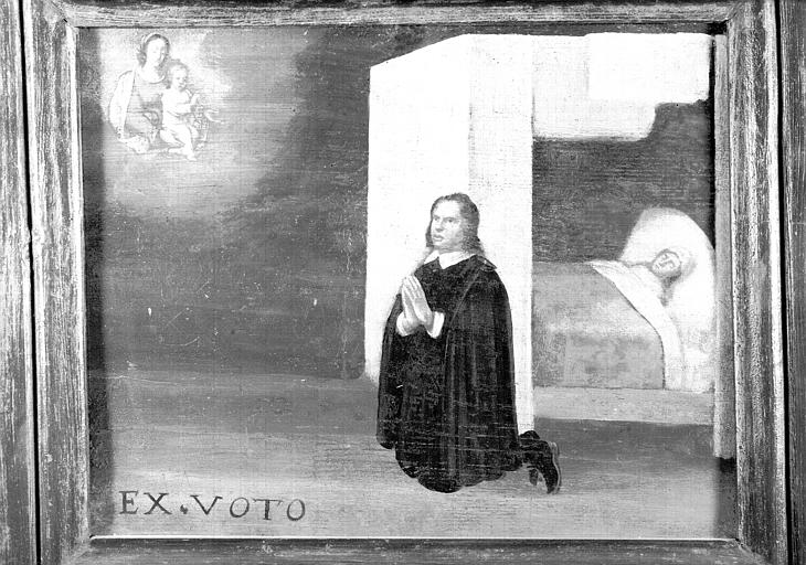 Peinture, ex-voto 9 : Femme malade