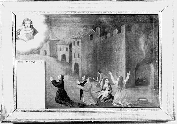 Peinture, ex-voto 54 : Incendie
