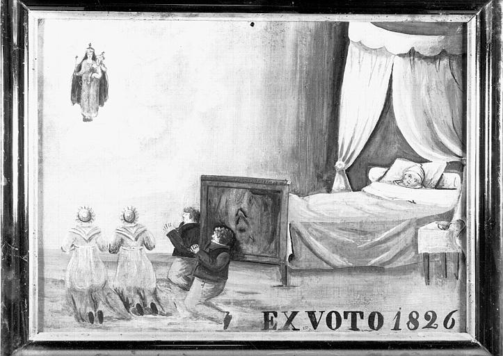 Peinture, ex-voto 43 : Enfant malade
