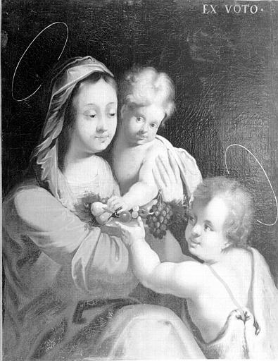 Peinture, ex-voto 7 : Vierge à l'Enfant et saint Jean-Baptiste enfant - © Ministère de la Culture (France), Médiathèque du patrimoine et de la photographie, diffusion RMN-GP