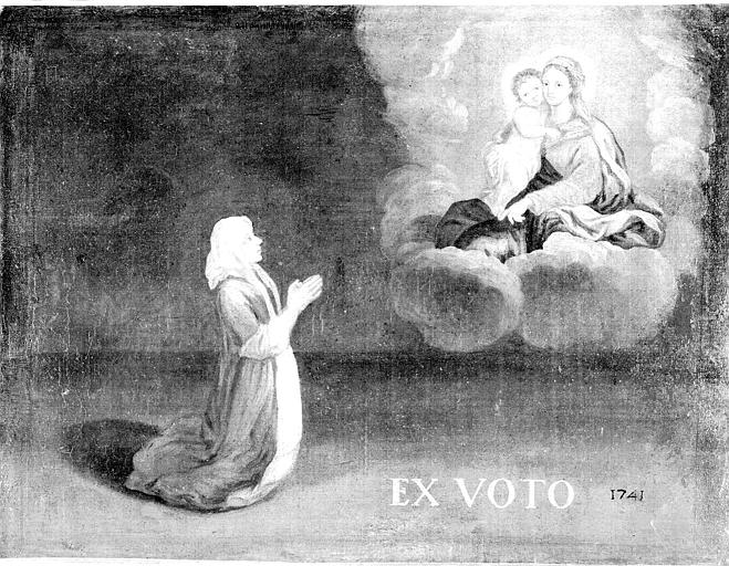 Peinture, ex-voto 17 : Femme reconnaissante