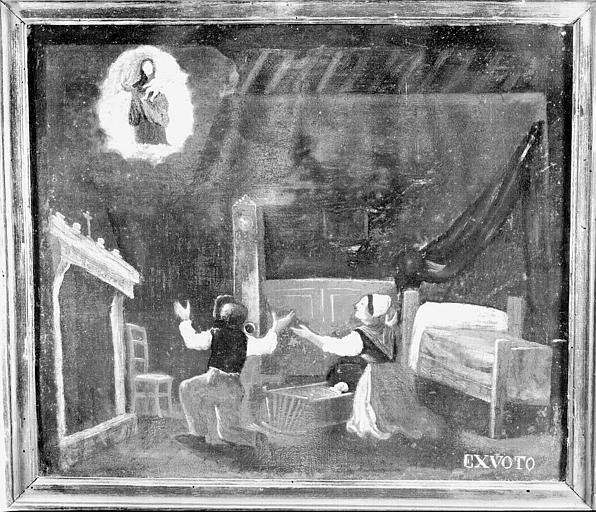 Peinture, ex-voto 113 : Enfant malade