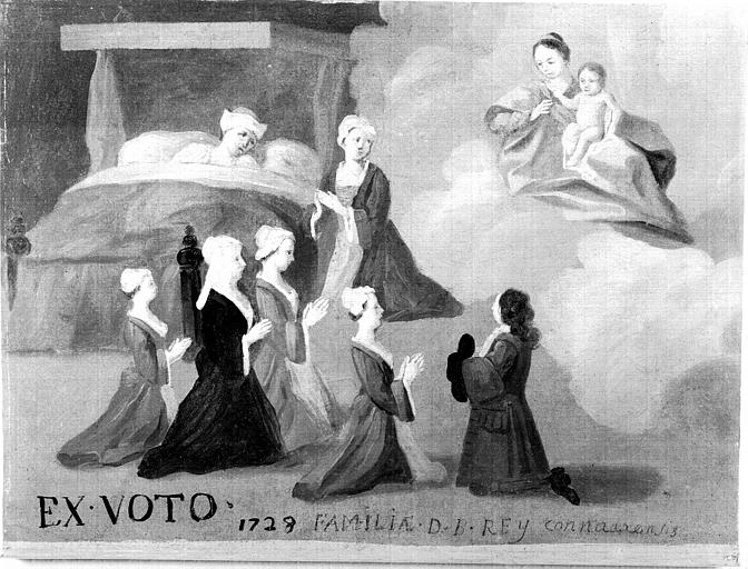 Peinture, ex-voto 13 : Famille D.B. Rey reconnaissante - © Ministère de la Culture (France), Médiathèque du patrimoine et de la photographie, diffusion RMN-GP