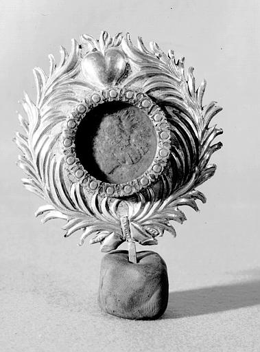 Monstrance circulaire en argent