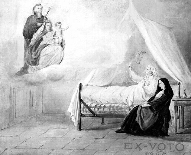 Peinture, ex-voto 82 : Malade
