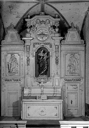 Retable en bois de la chapelle Notre-Dame (ensemble)