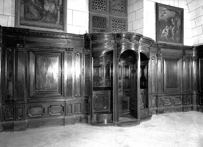 Boiseries de Sacristie, bois - © Ministère de la Culture (France), Médiathèque du patrimoine et de la photographie, diffusion RMN-GP