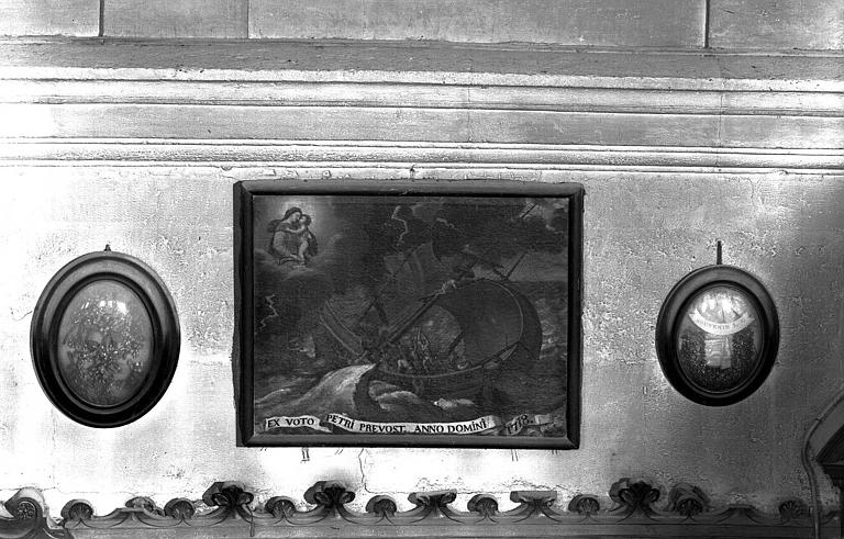 Ex-voto de Pierre Prévost, marin, toile peinte - © Ministère de la Culture (France), Médiathèque du patrimoine et de la photographie, diffusion RMN-GP