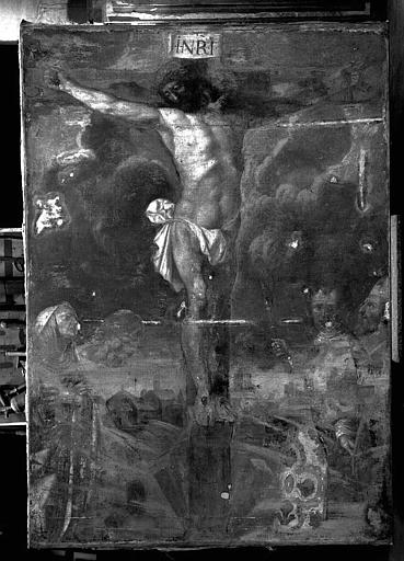 Crucifixion, peinture sur toile - © Ministère de la Culture (France), Médiathèque du patrimoine et de la photographie, diffusion RMN-GP