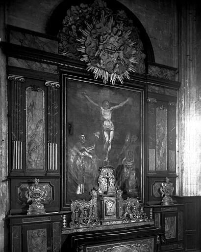 Retable en bois de la chapelle sainte Apollonie