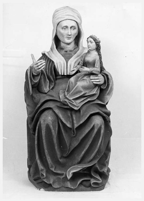 Groupe sculpté : Sainte Anne et la Vierge