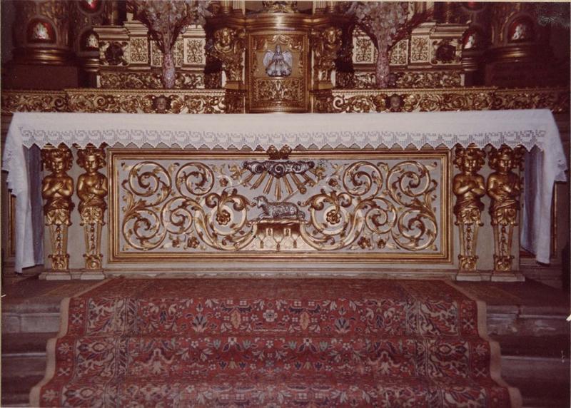 autel du maître-autel, vue générale