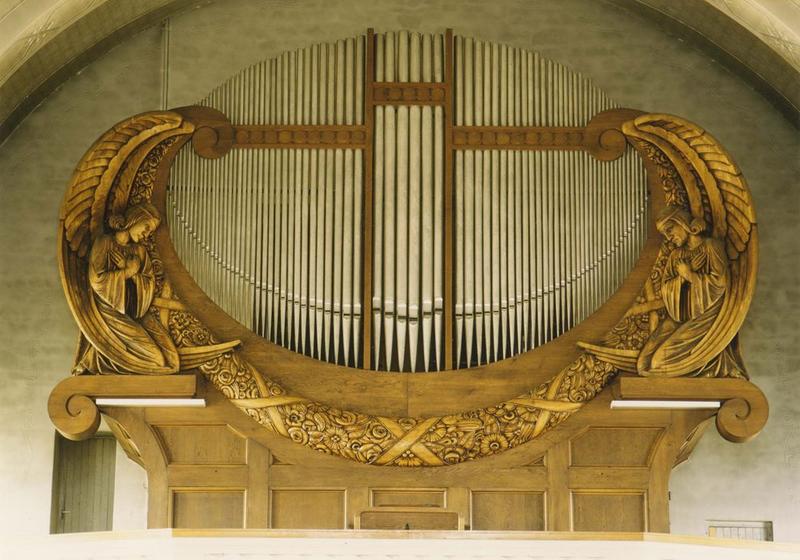 orgue de tribune : buffet d'orgue, vue générale