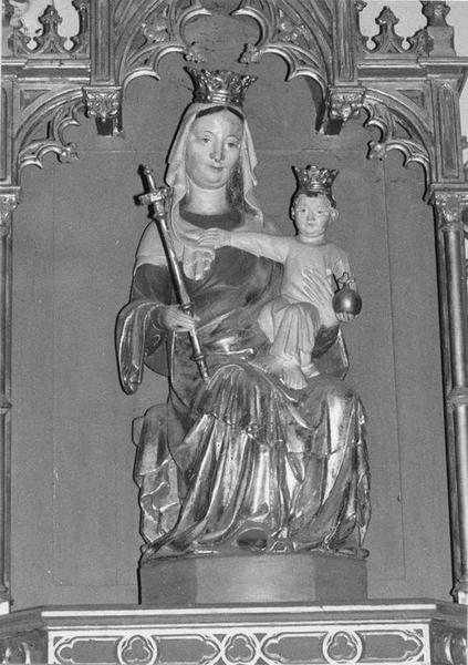 Statue : Vierge à l'Enfant en majesté