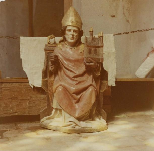 statue : saint Wolfgang, vue générale - © Ministère de la Culture (France), Médiathèque du patrimoine et de la photographie (objets mobiliers), tous droits réservés