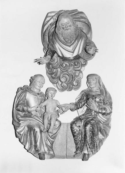 Groupe sculpté : la Sainte Parenté