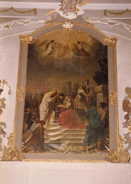 tableau, cadre : le martyre de saint Maurice, vue générale