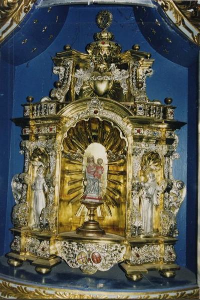 reliquaire-monstrance de la Vierge, vue générale