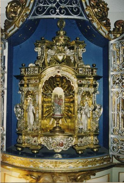 reliquaire-monstrance de la Vierge, vue générale